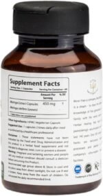 Moringa Leaf Extract |Moringa Oleifera (60 Veg Capsules) (450mg) | Multi-Vitamin and Nutritional Green Superfood Supplement ǀ Helps in Joint Pain and Blood Circulation ǀ Bixa Botanical - Image 3
