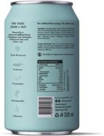 jAGA Lighty Sparkling Mushroom Drinks 8 x 330ml (Mexican Lime & Mint (Single can)) - Image 4