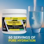Electrolyte Powder – Sugar-Free Lemon Hydration Drink Mix – 60 Servings (2-Month Supply) – 1000mg Potassium with Magnesium, Calcium & Himalayan Salt – Keto, Vegan & Fasting Friendly - Image 5