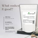 Cayenne Pepper 550mg 90 V Capsules (1 Month Supply) - Cayenne Pepper Supplement - Suitable for Vegan Vegetarian Diet - Image 8