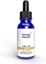 Herbal Health CBD Oil Drops 2000mg - High Purity Citrus Flavour 20% CBD Blended with Naturally Sourced MCT Oil - Supports Sleep & Anxiety - THC-Free 10ml (18+) - Image 3