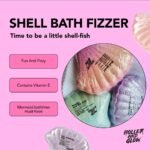 Holler and Glow Shell Yeah! Shell Shaped Bath Bomb, Vitamin E & Lavender Extract, Magnolia, Ylang, Bergamot & Sandalwood Scented, 100% Vegan & Cruelty Free, Ocean Vibes for Relaxation, 150 G - Image 4