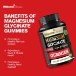 Sugar-Free Pure Magnesium Glycinate Gummies — High Strength 1000mg/Serving for Muscle Relaxation, Sleep Support & Stress Relief — Vegan, Non-GMO, Gluten-Free, Lab Tested (60 Gummies) - Image 6