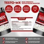 Testosterone Booster for Men - Premium Testosterone Supplements - Test Boosters with Maca, Tribulus - for Energy, Performance & Muscle Growth - Male Supplement - 60 Capsules - Image 3