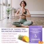 Feminine Balance Gummies 60 Pcs – Hawaiian Pineapple Flavour PH Balance & Immune Support for Women of All Ages, Gluten-Free & Vegan - Image 5