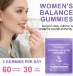 Feminine Balance Gummies 60 Pcs – Hawaiian Pineapple Flavour PH Balance & Immune Support for Women of All Ages, Gluten-Free & Vegan - Image 10