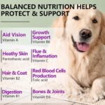 Dog Vitamin Supplements, 15-in-1 Dog Multivitamin, Vitamins for Dogs Hip and Joint, Skin Health, Gut Health, Immune System and Improve Mobility with Vitamin C, Probiotics for Dogs (150 Chews) - Image 5