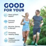 Triple Magnesium Complex 500mg 3-in-1 Supplement, Magnesium Bisglycinate, Citrate & Malate Supplement, 60 Vegan Capsules for Muscle, Heart, Immune and Relaxation Support - Image 4