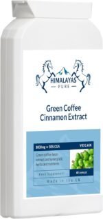 Green Coffee with Cinnamon Extract – Natural Weight Loss Formula | 60 Capsules | Fat Burner, Metabolism Booster, Appetite Suppressant, Antioxidant Support | Green Coffee Bean Extreme - Image 4