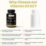 Homacia Vitamin d3 K2 – 4000 IU – 60 Vegan Capsules – Bone, Heart & Immune Support – High Strength d3 and k2 Vitamin | D3 + MK-7 K2 | Vitamin k2– Made in UK - Image 5