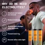 Electrolytes Tablets by Hiro |Electrolyte Supplements |Rapid Hydration |Energy Boost |Magnesium & Calcium|Immunity Support |Ginger & Lemongrass - Single Pack - Image 3