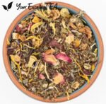 Sweet Dreams Tea (50g) for Sleep - Loose Leaf Herbal Tea Blend of Lemon Balm, Chamomile, Peppermint, Hibiscus, Rooibos, Fragrant Mild Aromatic Delicate Fruity Floral Refreshing - Image 3
