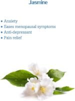 Anxiety Relief Jasmine Scented Bracelet, Multi-Symptom Relief for Menopause, Mood Enhancer (Single) Black, Jasmine (Large 8 in) - Image 4
