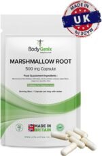 Marshmallow Root 500mg Capsules - Digestive Respiratory Health Skin Metabolic Weight Management UTI Support Natural Supplement - 30 Caps 1 Month Supply - Image 5