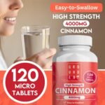 Grounded High Strength 4000mg Ceylon Cinnamon | 120 Micro Tablets, 4 Month Supply | True Cinnamon (Cinnamomum Verum) | Natural Antioxidant Support | Vegan-Friendly & Made in The UK - Image 6