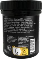 HabiStat Botanical Calcium, 125g - Natural Calcium Enriched With Botanical Herbs & Flowers - Suitable For All Herbivore & Omnivore Species - Image 3