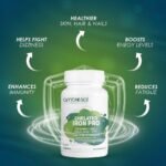 Ambrosial Chelated Iron Pro with Vitamin C, B12, Folic Acid & Zinc – Gentle on Stomach | Iron Supplement for Daily Use | 120 Veg Tablets - Image 3