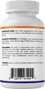 Vitamatic ADK Vitamin Supplement, 180 Veg Capsules, High Potency Vitamins A, D3, K2 for Bone Health, Calcium Absorption, Non-GMO, Gluten Free - Image 3