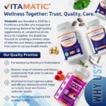 Vitamatic ADK Vitamin Supplement, 180 Veg Capsules, High Potency Vitamins A, D3, K2 for Bone Health, Calcium Absorption, Non-GMO, Gluten Free - Image 7