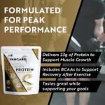 Vangard Essential Whey Protein Powder Vanilla Flavour (1kg - 32 Servings), Soluble Halal Protein Shake, 23g of Protein Per Serving - Image 5