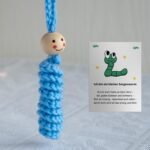 Worry Caterpillar Sensory Toy, Handmade Crochet Textured Companion for Anxiety Relief, Focus Aid, Calming Fidget Tool for Kids & Adults with Stress Management - Image 5