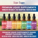 Kids Magnesium Glycinate 60ml - Blueberry + Raspberry | Supa Supps Liquid Magnesium Glycinate 3-in-1 Drops Support Relaxation, Calm, Balanced Energy, Focus & Growth | Easy Daily Supplement - Image 6