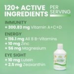 Swedish Nutra - Ultra+ Multivitamin Liquid & Hydrolyzed Marine Collagen Bundle | Vitamins, Minerals, Super Greens & Peptides Type I & III Supplements | Support Energy, Hair, Skin, Nails & Joints - Image 5