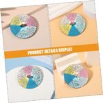 Portable Feeling Wheel Badge Metal Emotion Decor Alloy Craft Compact Keyring Ornament for Mental Health Therapy and Stress Management - Image 8