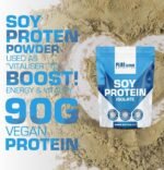 Pure Source Nutrition Soy Protein Isolate Powder (90% Protein) 1Kg Chocolate SOYA Protein Vegan Powder for Superfood Supergreens Dairy Free Plant Based Protein (1kg, Chocolate) - Image 4