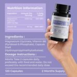 Magnesium Glycinate Supplements | 200mg - 120 Capsules & 2 Month Supply | Vitamin B6 | Chelated Absorption | Support Energy Metabolism | Made in Uk | Non GMO | Vegan | Gluten Free - Image 4