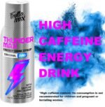 2 Pack - FruttaMax Energy Drink Syrup – Fizzy Caffeinated Syrup - NO Sugar | Soda Maker Compatible, Great for Active Lifestyle 2x500ml - ThunderMax ZERO - Image 3