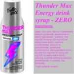 2 Pack - FruttaMax Energy Drink Syrup – Fizzy Caffeinated Syrup - NO Sugar | Soda Maker Compatible, Great for Active Lifestyle 2x500ml - ThunderMax ZERO - Image 4