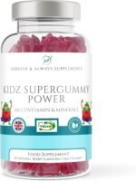 Multivitamin Gummy for Kids - 60 Natural Berry Flavoured Vitamins & Mineral Gummies for Children - Free from Artificial sweeteners - Vitamins D, C, A, B, & E chewable Supplements 3 Years + - Image 7