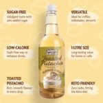 Skinny Barista Toasted Pistachio Syrup Zero Calorie 1L – Sugar Free Syrup For Coffee, Tea, Hot Chocolate, Shakes & Desserts – Vegan-Friendly, Gluten-Free & Fat-Free - Image 4