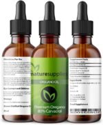 Organic Oregano Oil 30ml - 80% Plus Carvacrol, Mediterranean Wild Oregano Oil, Steam-Distilled Essential Oil, Oil Oregano, GMP Certified - Made in UK by Naturesupplies - Image 5