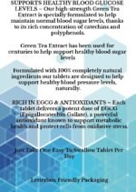 Blood Sugar Support – High Strength EGCG – Natural Antioxidant – Supports Healthy Blood Glucose & Metabolism – Caffeine-Free – 90 Vegan Tablets – UK Made - Image 3