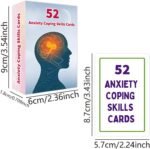 Mindfulness Cards for | 52 Portable Sheets Duplex Coping Skills - Board Games for Brain and Mental Health,Brain Stress Management - Image 6