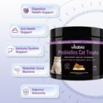 Probiotics for Cats with Lysine, Omega 3 Fish Oil & Vitamins | Cat Treats for Itchy Skin, Allergies and Flea Treatment | Digestive Health & Immune Support | Cat Food Supplements (120 Count) - Image 3