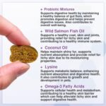 Probiotics for Cats with Lysine, Omega 3 Fish Oil & Vitamins | Cat Treats for Itchy Skin, Allergies and Flea Treatment | Digestive Health & Immune Support | Cat Food Supplements (120 Count) - Image 4