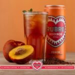 Rubro - Peach Rooibos - 6 Can Multipack - 300ml - Still, Soft Drink - Peach Tea Drink - Natural Flavours - Caffeine Free - Bulk Soft Drinks - Image 3