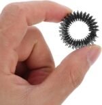 Finger Massage Rings Acupressure Tool for Stress Management and Focus Enhancement Spiky Sensory Hand Fidget Toy for Boys and Girls and Adults with Attention Disorders, 1.1 Inch - Image 4