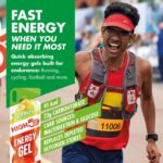 HIGH5 Running Gels - Carbohydrate Supplements for Quick Energy Release - Natural Fruit Juice & Caffeine-Free - Instant Energy Boost for Running, Cycling Nutrition & Endurance Sports (Citrus, 20 x 40g) - Image 3