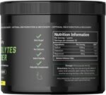 Electrolytes Powder 350g | Vegan | Sugar, Calcium & Artificial Flavour Free | Keto Electrolytes, Paleo Hydration | 1000mg Sodium, 200mg Potassium & 60mg Magnesium | 50 Servings | Lemon - Image 4
