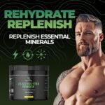 Electrolytes Powder 350g | Vegan | Sugar, Calcium & Artificial Flavour Free | Keto Electrolytes, Paleo Hydration | 1000mg Sodium, 200mg Potassium & 60mg Magnesium | 50 Servings | Lemon - Image 6