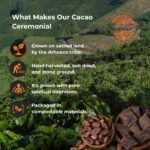 Origen Ceremonial Cacao – 100% Natural Ceremonial Grade Cacao – Unsweetened & Anti Oxidant Pure SuperFood – Indigenous Criollo from the Arhuaco Tribe – Vegan, Gluten-free – 8 oz - Image 3