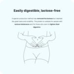 Vilgain Lactose Free Whey Protein - 1000 g - 75% Protein, Lactose Free, sweetened with stevia, Ultra-Filtered at Low temperatures (1000g, Salted Caramel) - Image 5