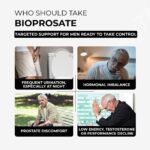 BioProstate – Advanced Prostate Support & Testosterone Level Support | Pumpkin Seed, Maca Root, Nettle Leaf, Zinc, Vitamin B6 & Cranberry Extract | 100% Natural | 60 Tablets- GMP-Certified Facility - Image 4