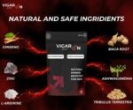 Male Vitality Complex | Natural Herbal Supplements | Natural Stamina & Performance Support with Ginseng, Magnesium & Botanical Blend | 20 Pills - Image 4