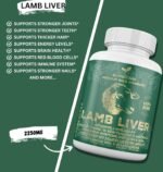 Grass Fed Desiccated Lamb Liver Capsules 2250mg (120 Pills, 750mg Each) – Energy - Digestion - Detoxification Non-GMO - Freeze Dried - Pasture Raised in New Zealand Without Hormones or Chemicals - Image 7