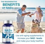 NAD+ Supplement, High Absorption, Superior Formula for Cellular Health and Metabolic Support, Effectively Supports Healthy Aging, 120 Capsules, V2 - Image 5
